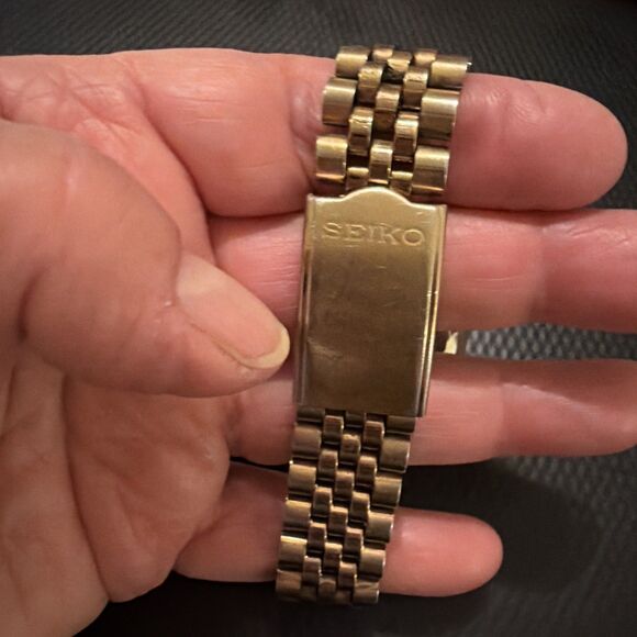 Vtg Seiko Automatic 7S26-3119 Mens Wrist Watch 21 Jewels Day/Date Gold Works GUC main image 3